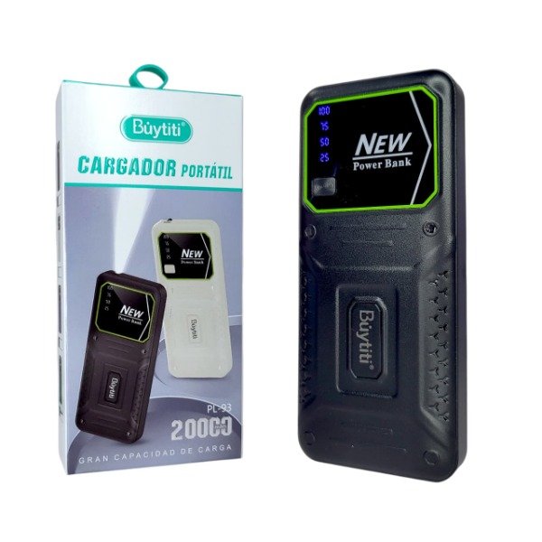 Producto - Power Bank 20.000 mAh PL93 con Linterna