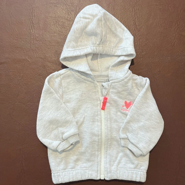 Producto - Campera Mimo Gris Corazón 3M