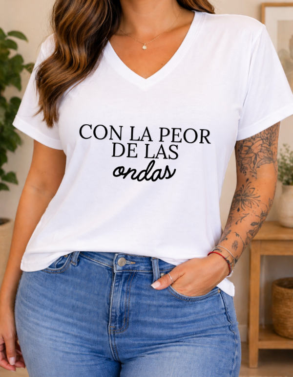 Producto - Remera de algodon frases blanca (F1)