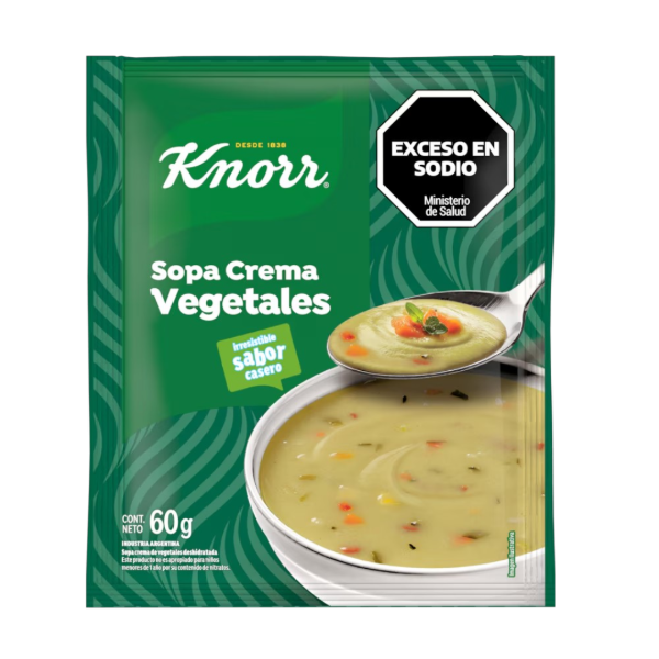 Producto - SOPA KNORR CREMA VEGETALES 10u x 60g