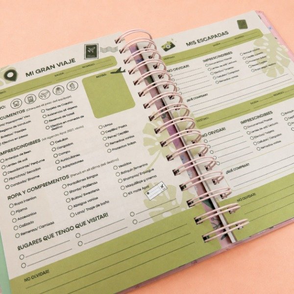 Producto - Agenda PREMIUM A5 - DIARIA FLORES - 8