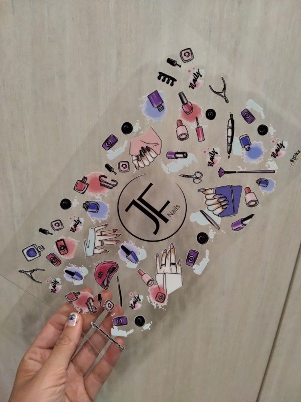 Producto - UV Medianas 16x28cm Profesiones Nails #1