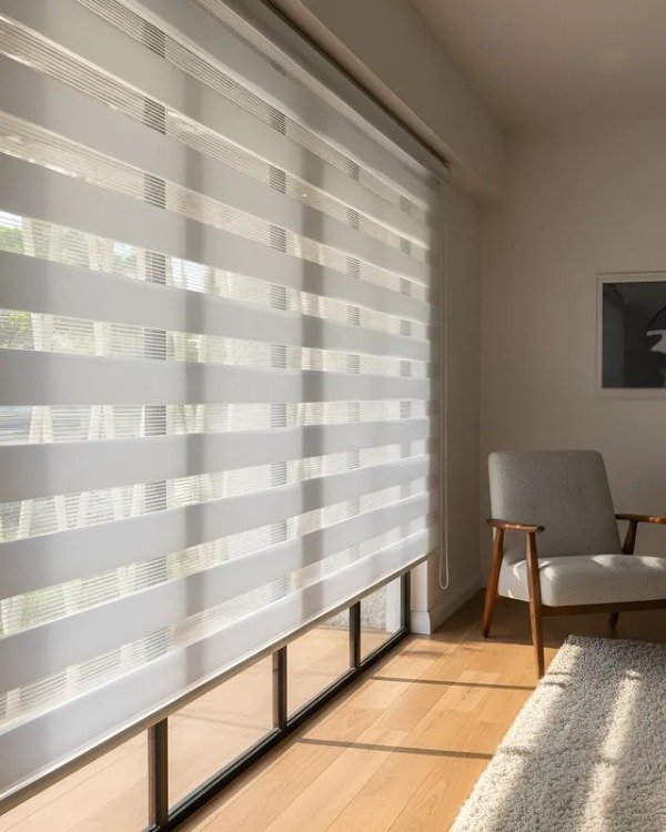 Producto - Cortina Roller Noche y Dia Zebra 140x200 cm