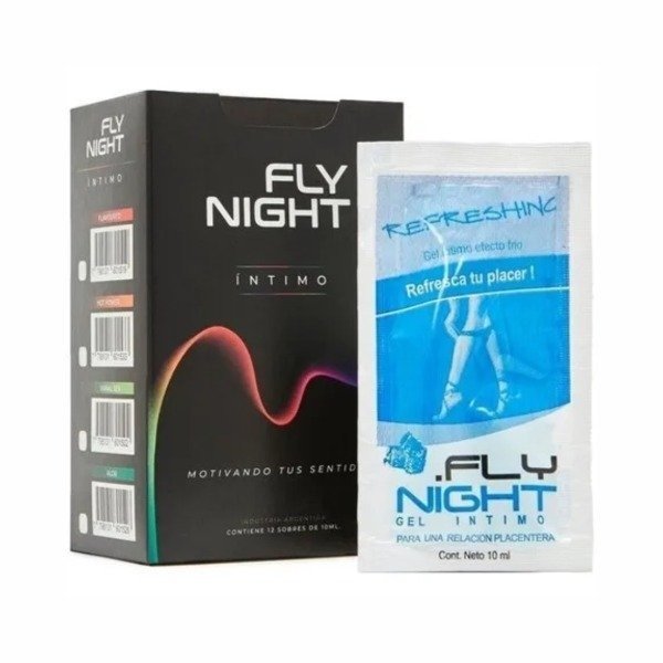 Producto - Gel Lubricante Frio 10 Ml Fly Night x1 unidad