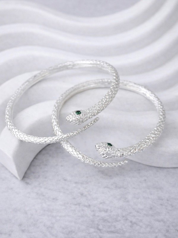 Producto - PULSERA ESCLAVAS DE PLATA SNAKE 0133