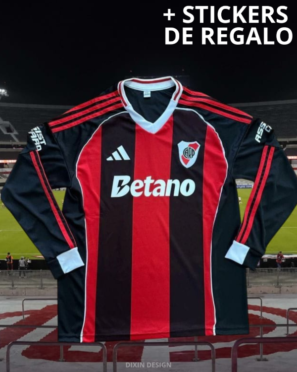 Producto - Remera River Plate - Manga Larga Suplete 2 + Sticker de Regalo