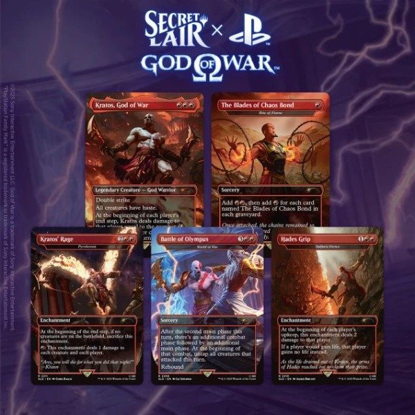 Producto - Secret Lair x God of War: Greek - Non-Foil Edition