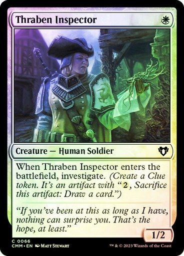 Producto - Thraben Inspector Foil  Commander Masters