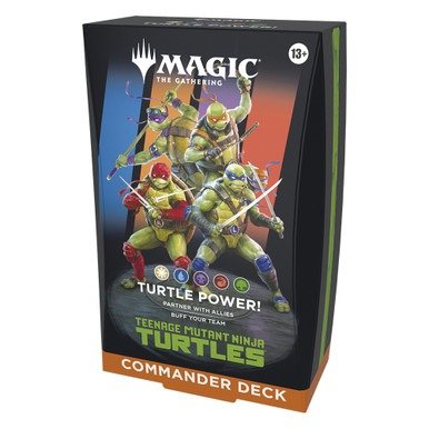 Producto - Teenage Mutant Ninja Turtles Commander Deck - Turtle Power