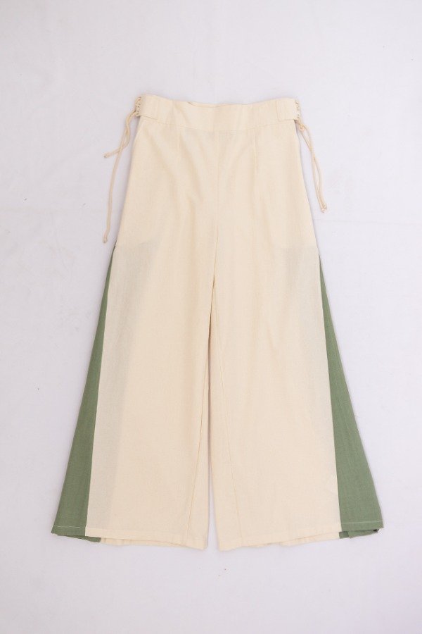 Producto - Pantalón Azahar - natural y verde