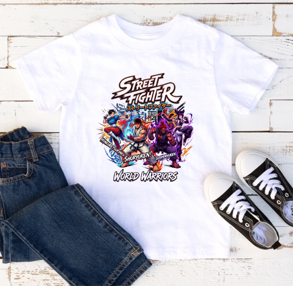 Producto - Plantillas Remeras Street Fighter Diseños sublimar Sublimación DTF #R328 - 1