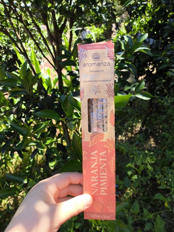 Producto - Sahumerios orgánicos  - Naranja pimienta