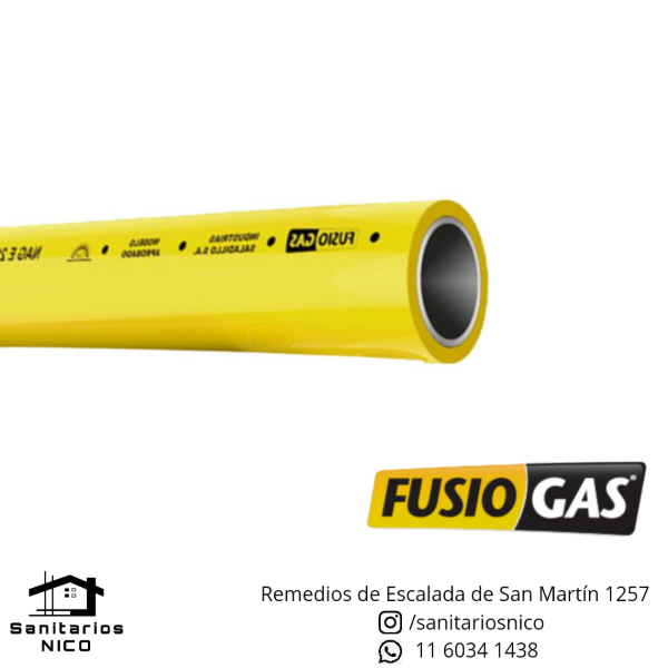 Producto - Caños y accesorios Fusiogas