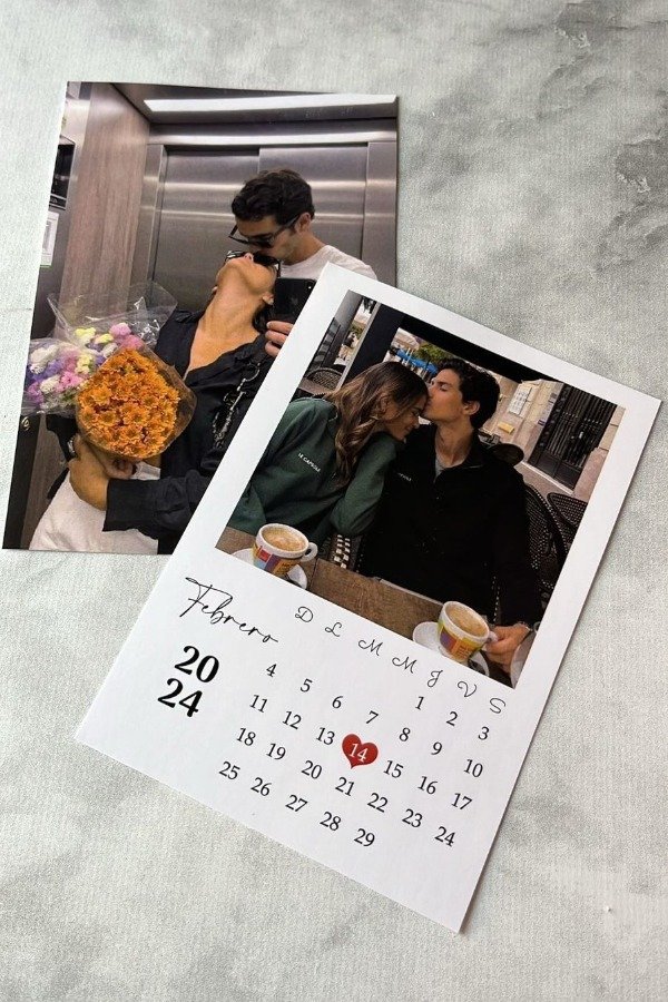 Producto - Foto + Foto Mes Personalizado