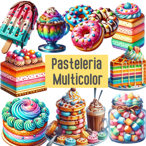 Producto - Pastelería Multicolor - Imágenes PNG - COMBEB09