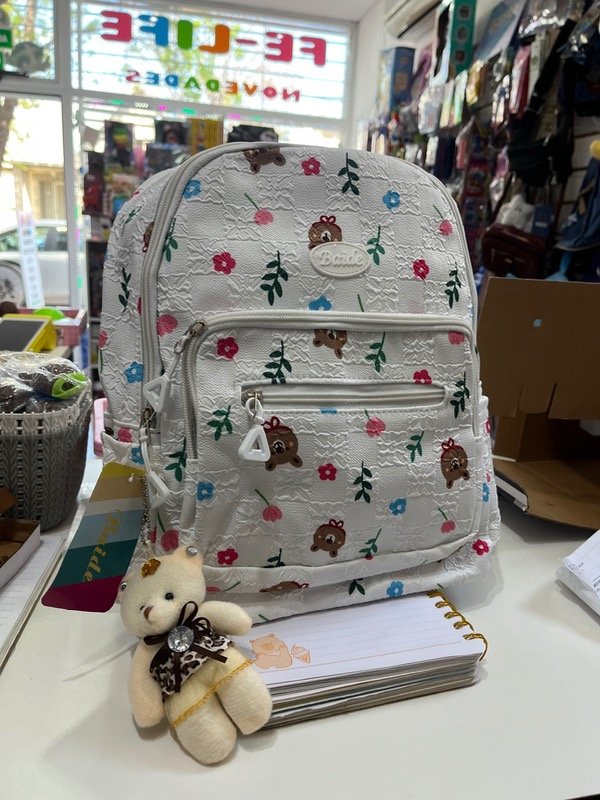 Producto - Mochila  osito con llavero - 0