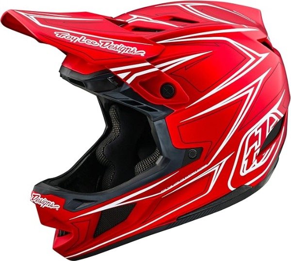 Producto - CASCO D4 TROY LEE DESIGNS PINNED ROJO E420