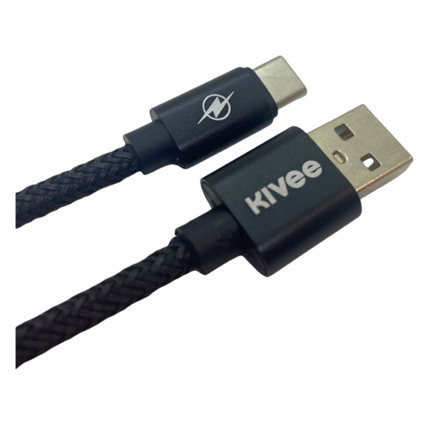 Producto - Cable usb Kive ficha tipo C mallado varios colores