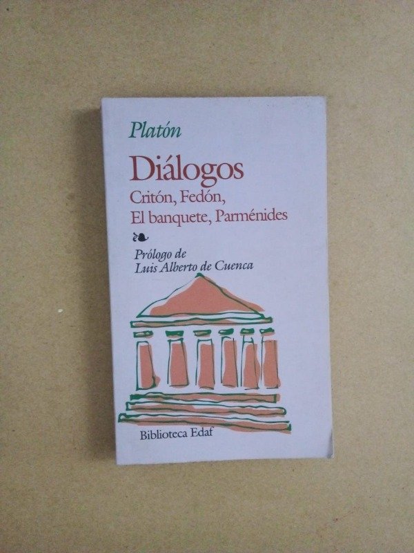Producto - Diálogos Critón Fedón El banquete - Platón - EDAF 1999