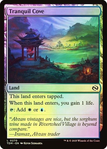 Producto - Tranquil Cove Foil  Tarkir: Dragonstorm