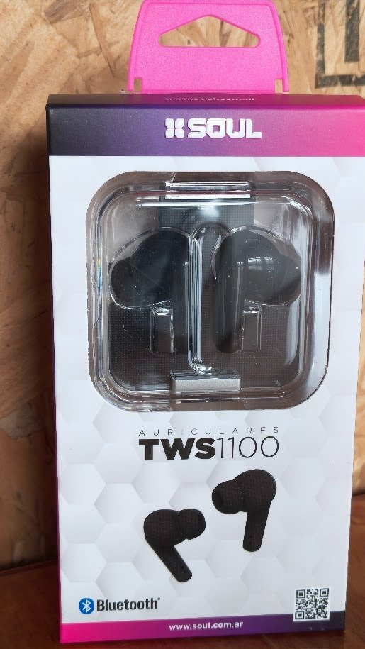 Producto - Auriculares Bluetooth Soul Cristal Tws 1100 Transparentes - 1