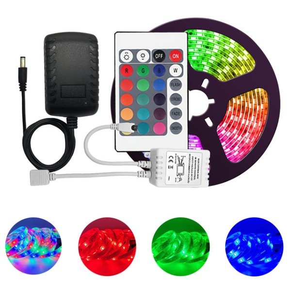 Producto - Kit Tira de Luz LED RGB 2835 5 Metros