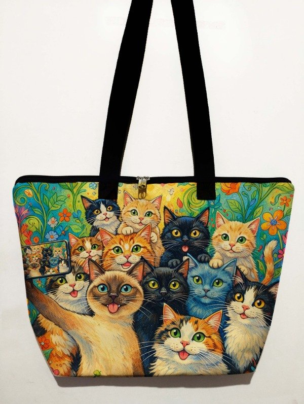 Producto - Bolso Tote Selfie Cats