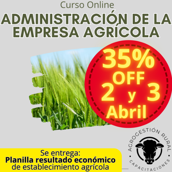 Producto - Curso Online Administración de la empresa agrícola