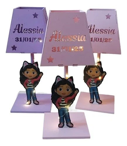 Producto - Centros De Mesa Personalizados Zenon 20u  Luz Led - 5