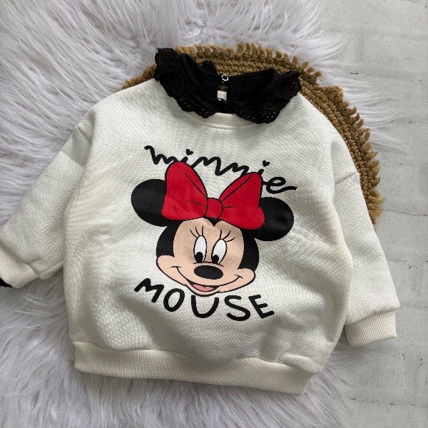 Producto - Buzo Minnie color natural talles hasta 4 años