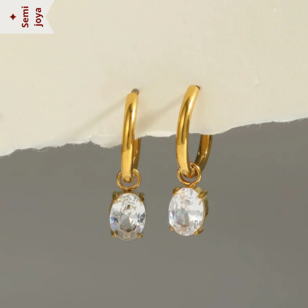 Producto - Aros Gemma Blanco - 0