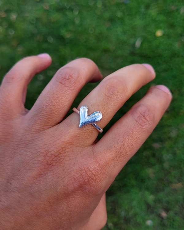 Producto - Anillo corazón inflado