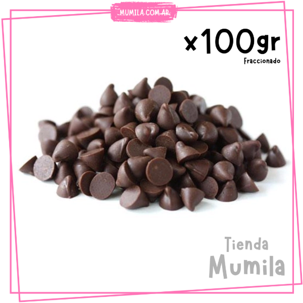 Producto - Chips de chocolate Alpino Mapsa negro x100gr