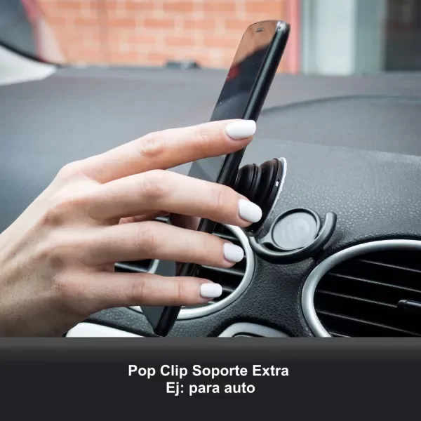 Producto - Soporte para celular - PopSocket y PopClip incluidos - Negro - Soul - 2