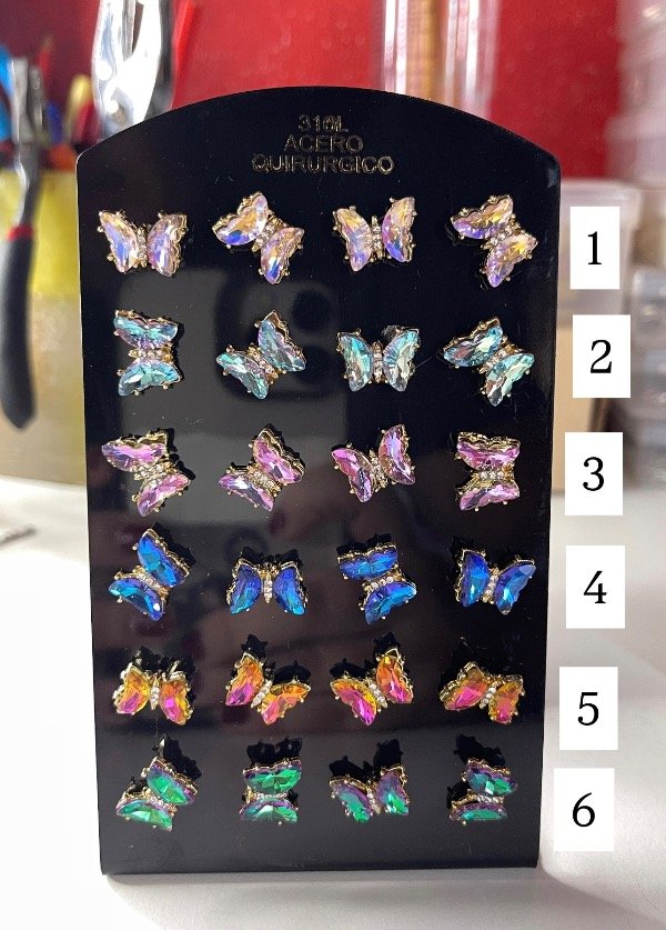 Producto - Aros Butterfly