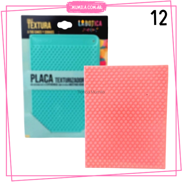 Producto - Placa Texturizadora Puntitos MODELO 12 La Botica