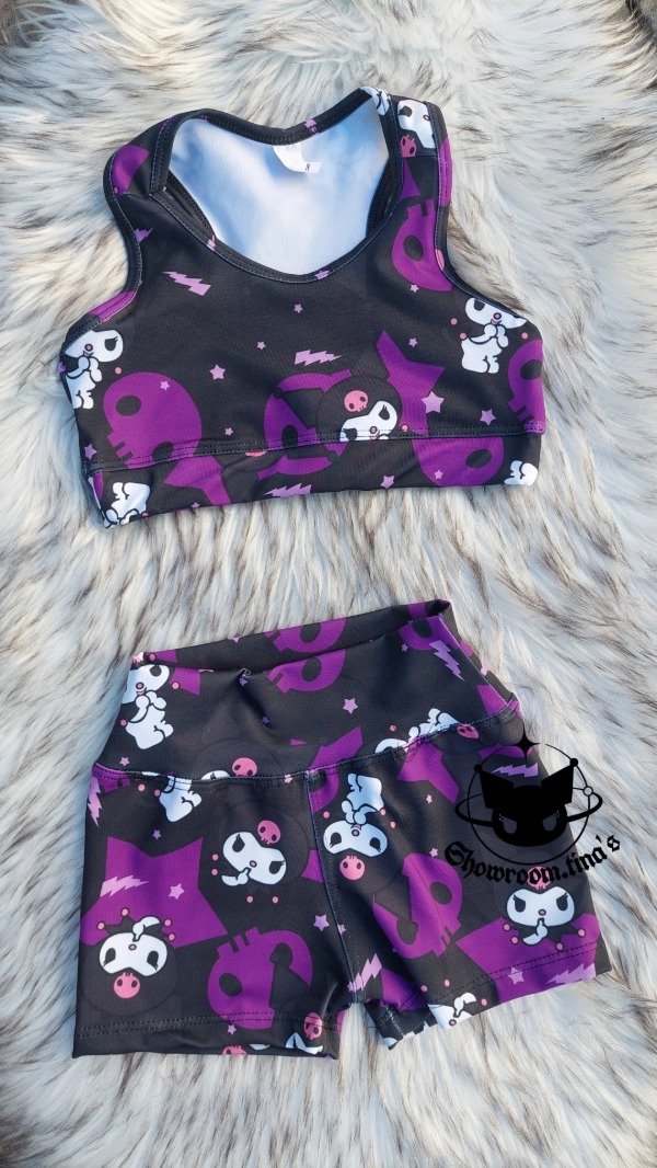 Producto - Conjunto kuromi negro y violeta