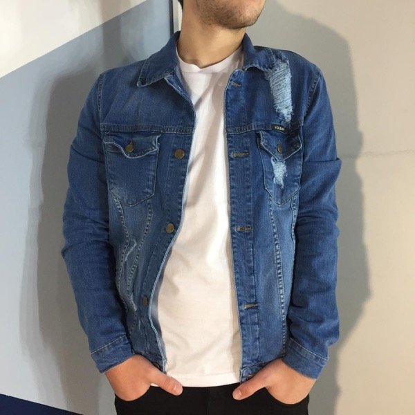 JEAN VOLSANO BLACK SATINADO - Lennon Indumentaria