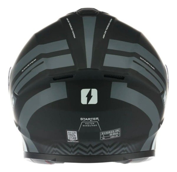 Producto - CASCOS MAC STARTER HILL BLACK Y GREY MATE - 3
