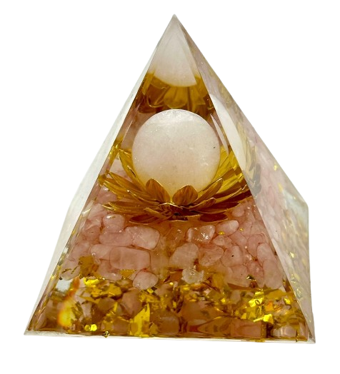 Producto - Pirámide Orgonita Flor de Loto