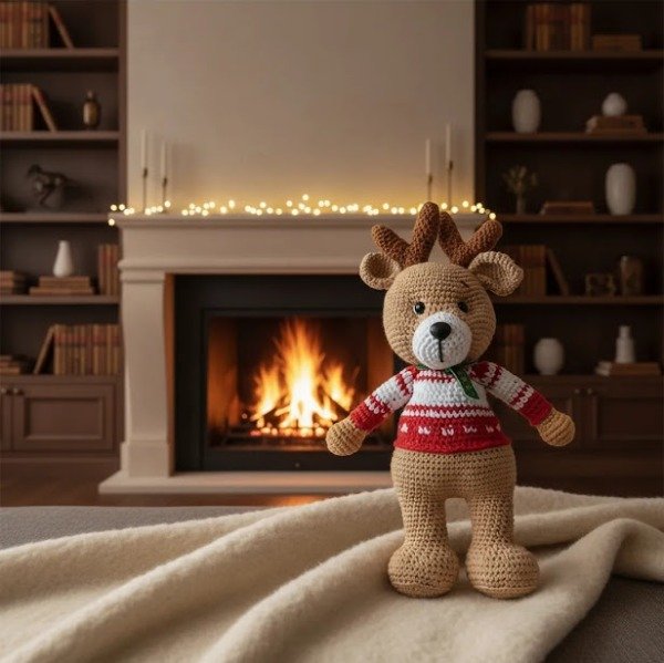 Producto - Adorno navideño - Reno grande