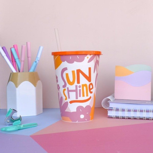 Producto - Vaso con sorbete Sunshine
