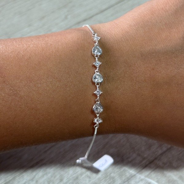Producto - PULSERA -PLATA 925- CORAZON DE LUZ