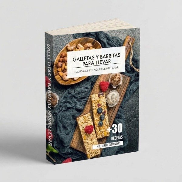 Producto - Galletitas y Barritas Saludables Recetario Libro pdf Imprimible Digital - 0