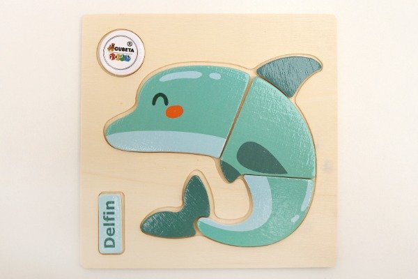 Producto - ROMPECABEZAS DE MADERA SIMPLE DELFÍN