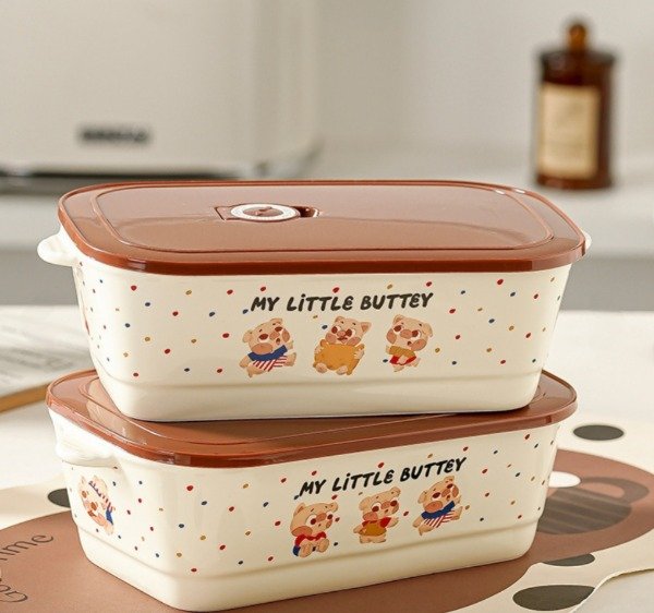 Producto - Tupper de cerámica con tapa little buttey