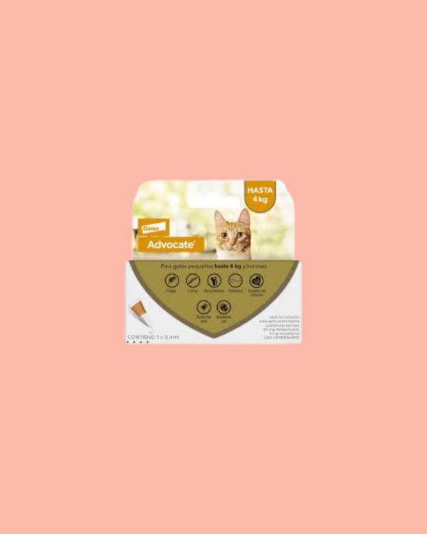Producto - ADVOCATE GATOS HASTA 4KG