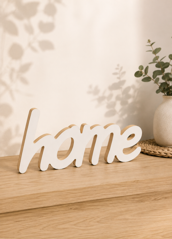 Producto - Palabra decorativa HOME color blanco - 2