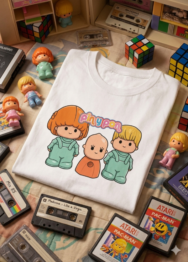 Producto - Remera Mujer Pin y Pon con Bebe