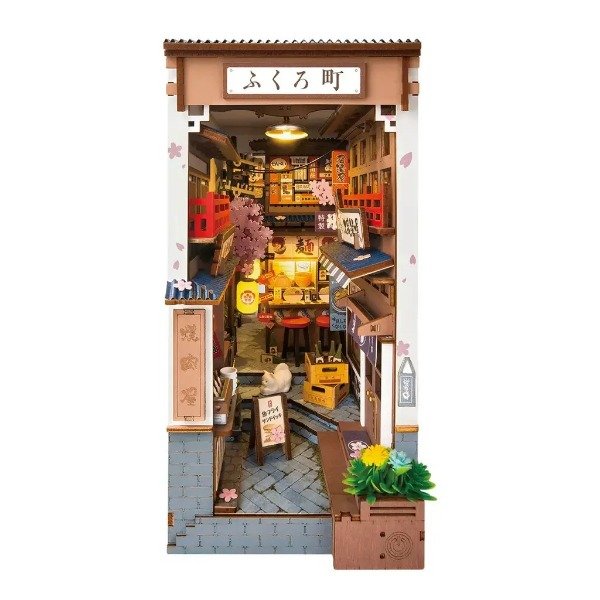 Producto - Robotime Rolife Callejón del Vino Sakura (Sakura Wine Alley) TGB11 - 0